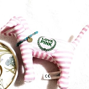 Nip luxury VS pink mini pink pup bracelet scrunchy hanger
